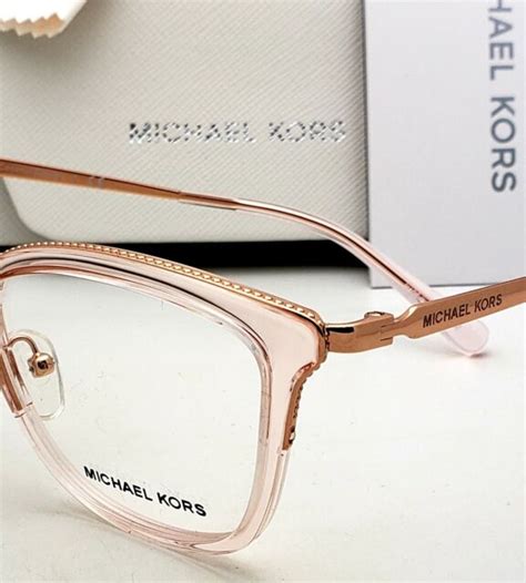 michael kors pink eyeglasses|michael kors pink clear glasses.